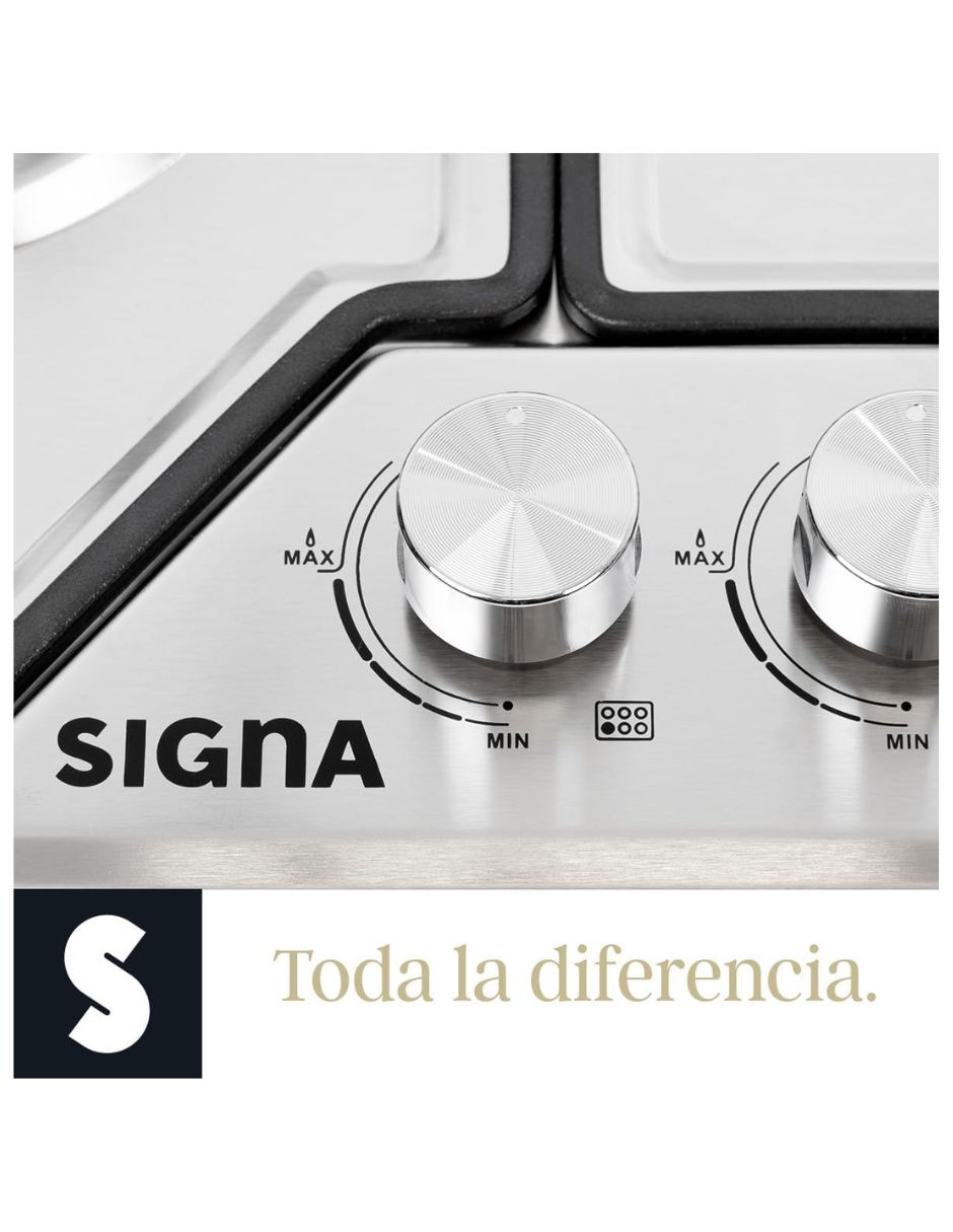 Parrilla a gas LP empotrable Signa