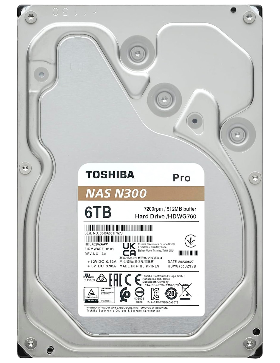 Disco duro interno TOSHIBA de 6 TB