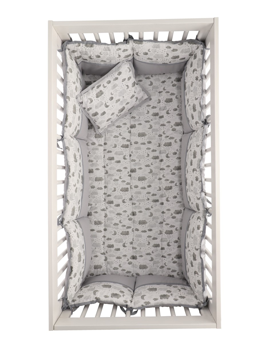 Juego de cuna Babuu Baby Cielo unisex 4 piezas