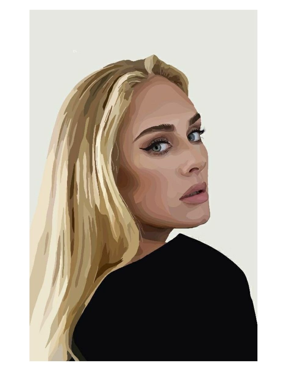Cuadro decorativo Impresion Adele