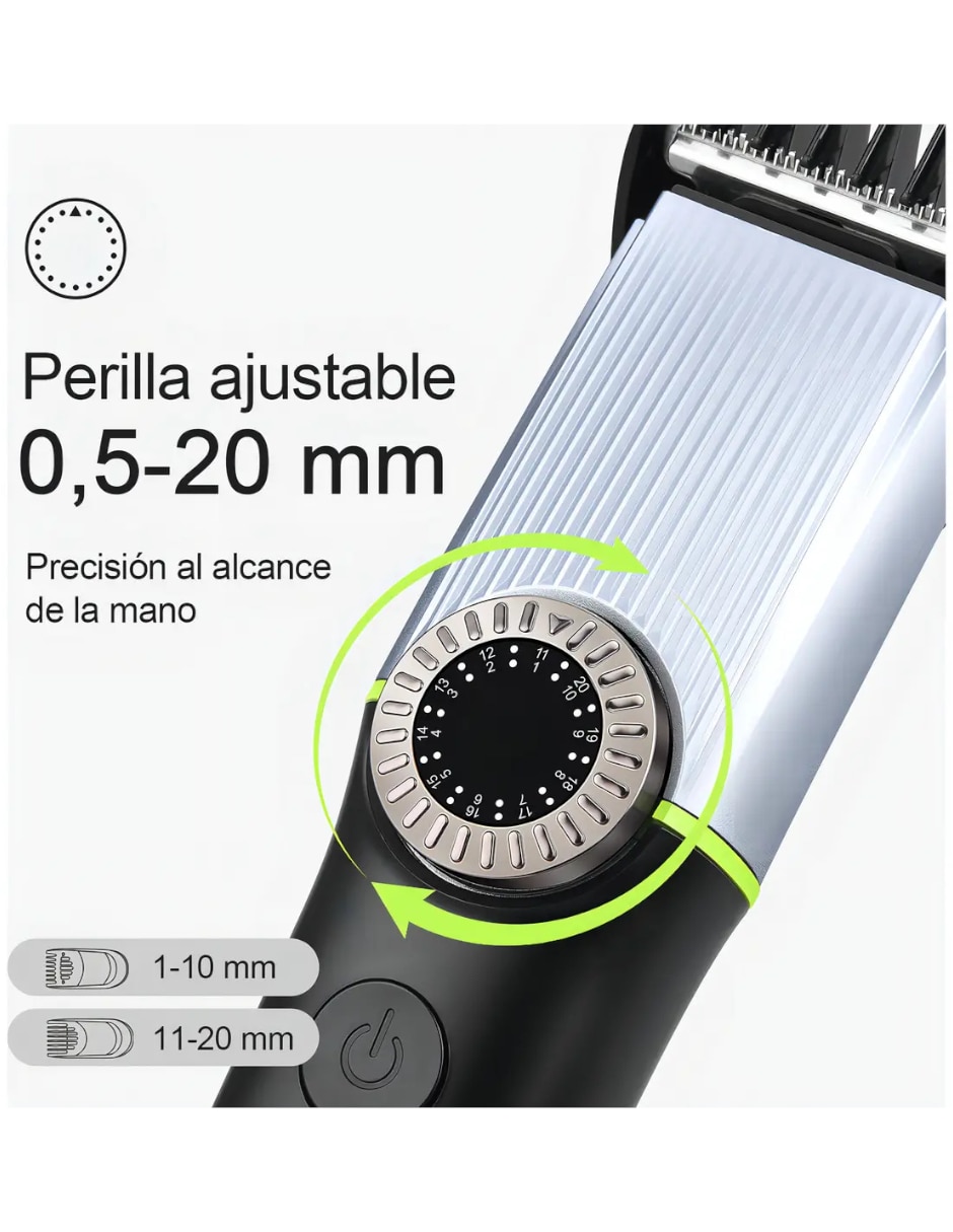 Recortadora para cabello barba y cuerpo GENÉRICA Kit recortadora