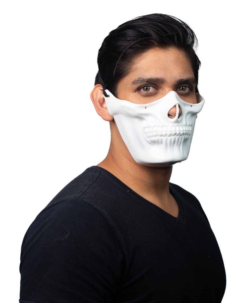 Máscara para disfraz de Skull Muzzle Máscaras Rígidas REV