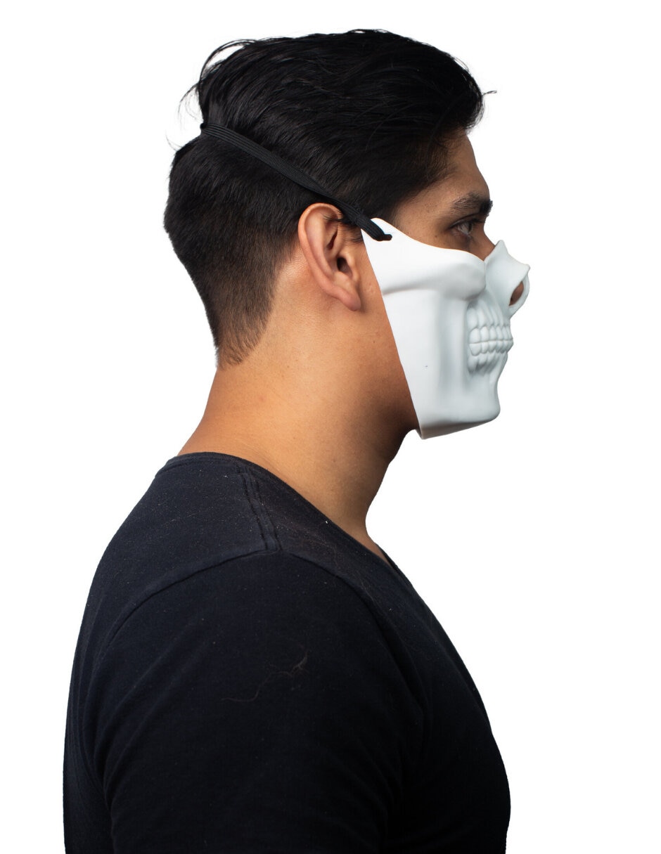 Máscara para disfraz de Skull Muzzle Máscaras Rígidas REV