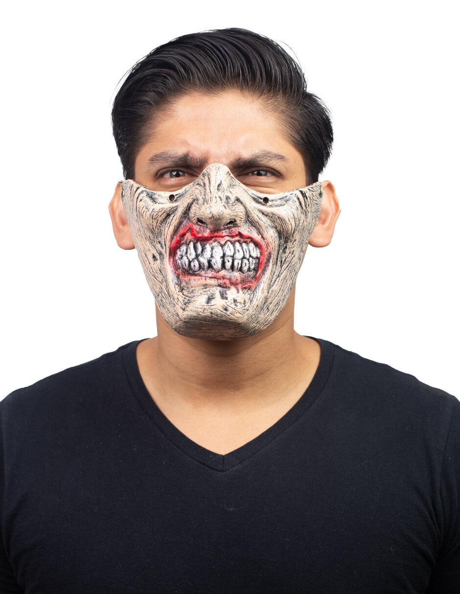 Máscara para disfraz de Zombie Flesh Máscaras Rígidas REV