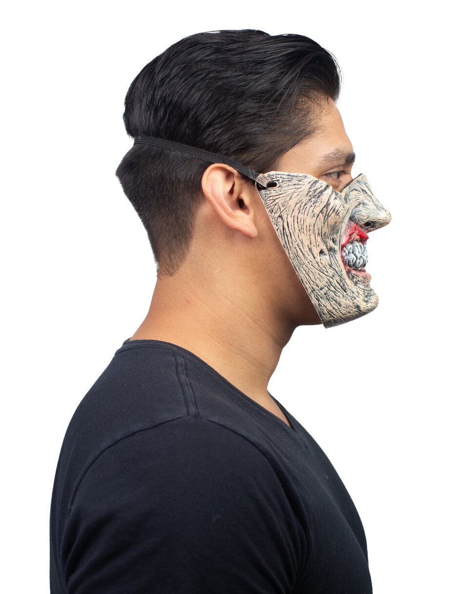 Máscara para disfraz de Zombie Flesh Máscaras Rígidas REV