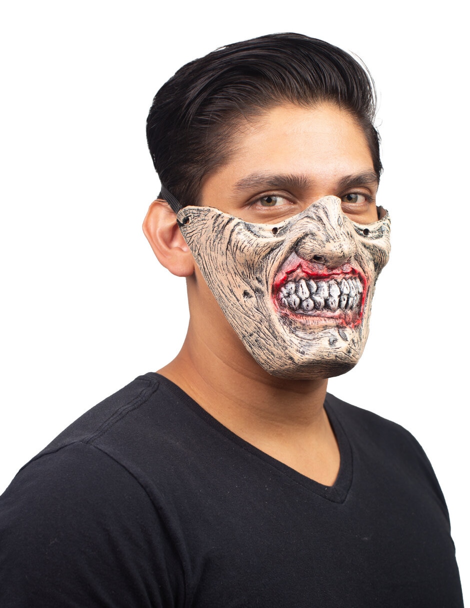 Máscara para disfraz de Zombie Flesh Máscaras Rígidas REV
