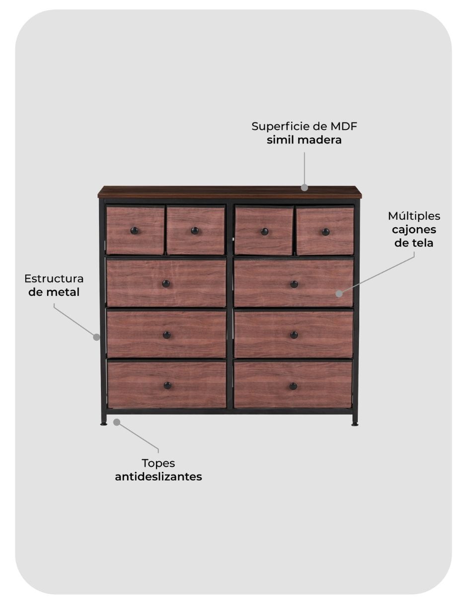 Cómoda de MDF 4