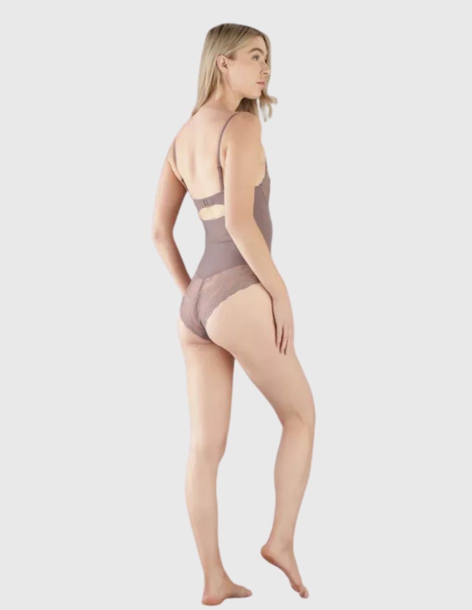 Body Calvin Klein cuello V escote profundo para mujer 5