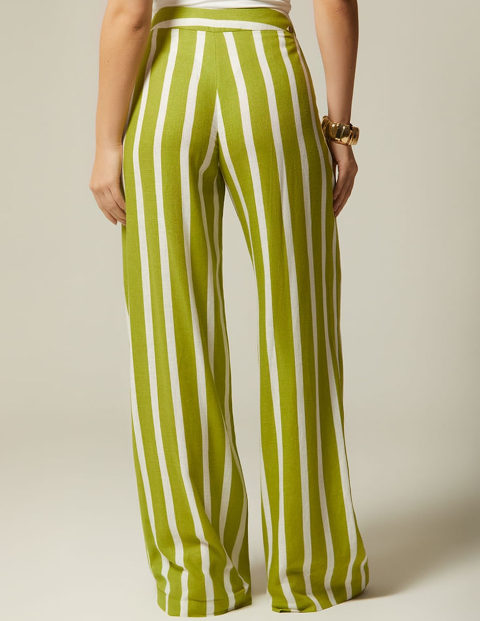 Pantalón Relaxed STUDIO F Brisa Tropical Palazzo para mujer