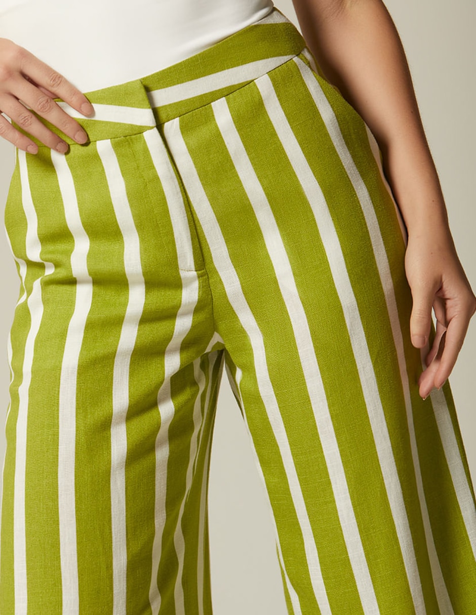 Pantalón Relaxed STUDIO F Brisa Tropical Palazzo para mujer