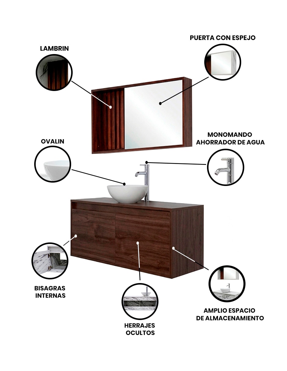 Gabinete armable Hazel de MDF y melamina 2