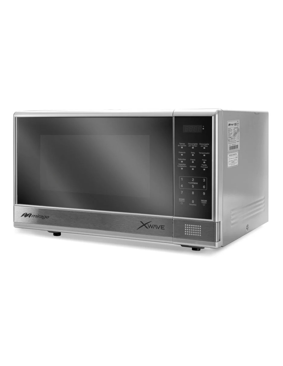 Horno de microondas convencional Mirage modelo MWD031E-PLATA de 1.1 pies