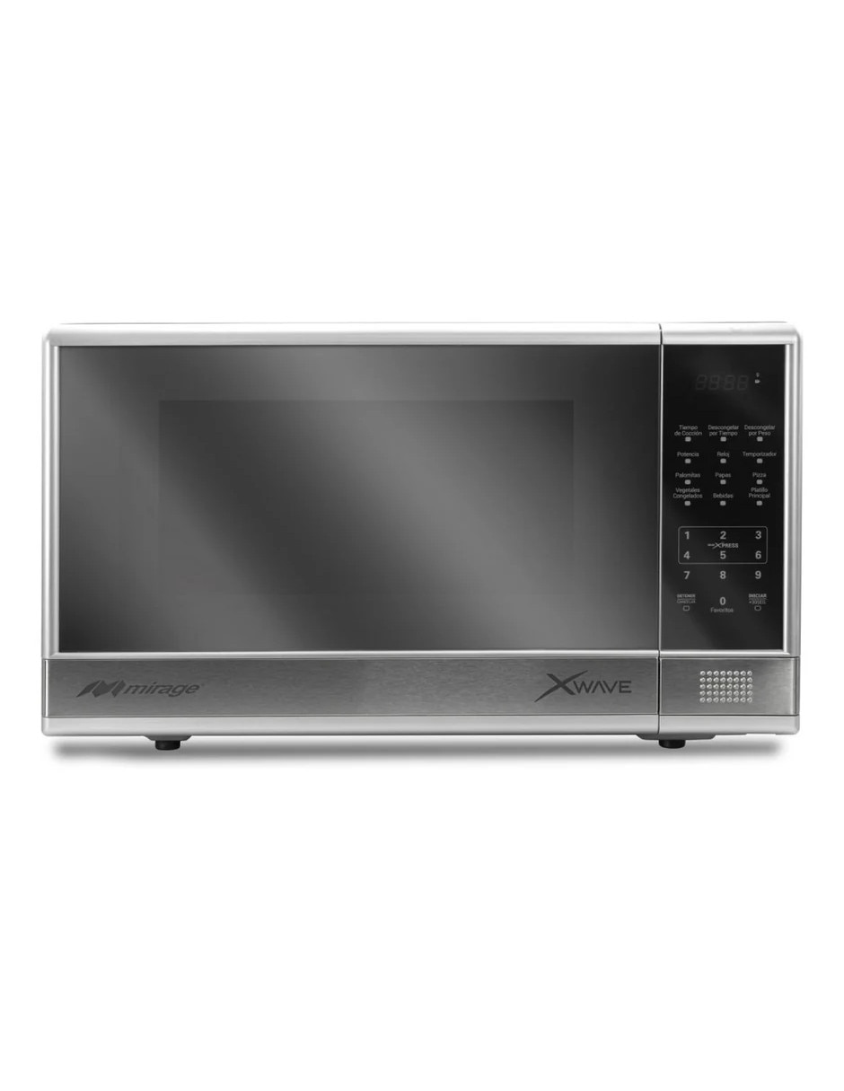 Horno de microondas convencional Mirage modelo MWD031E-PLATA de 1.1 pies
