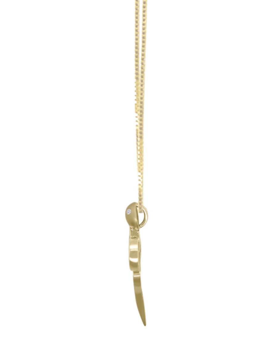 Collar con dije de serpiente Fianelli Levent de oro amarillo 14 K