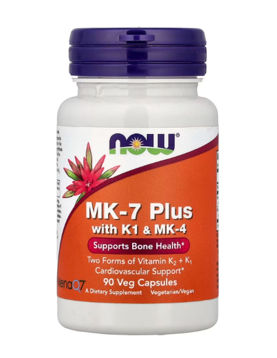 MK-7 Plus con K1 y MK-4 Now con vitamina K2 y Vitamina D3