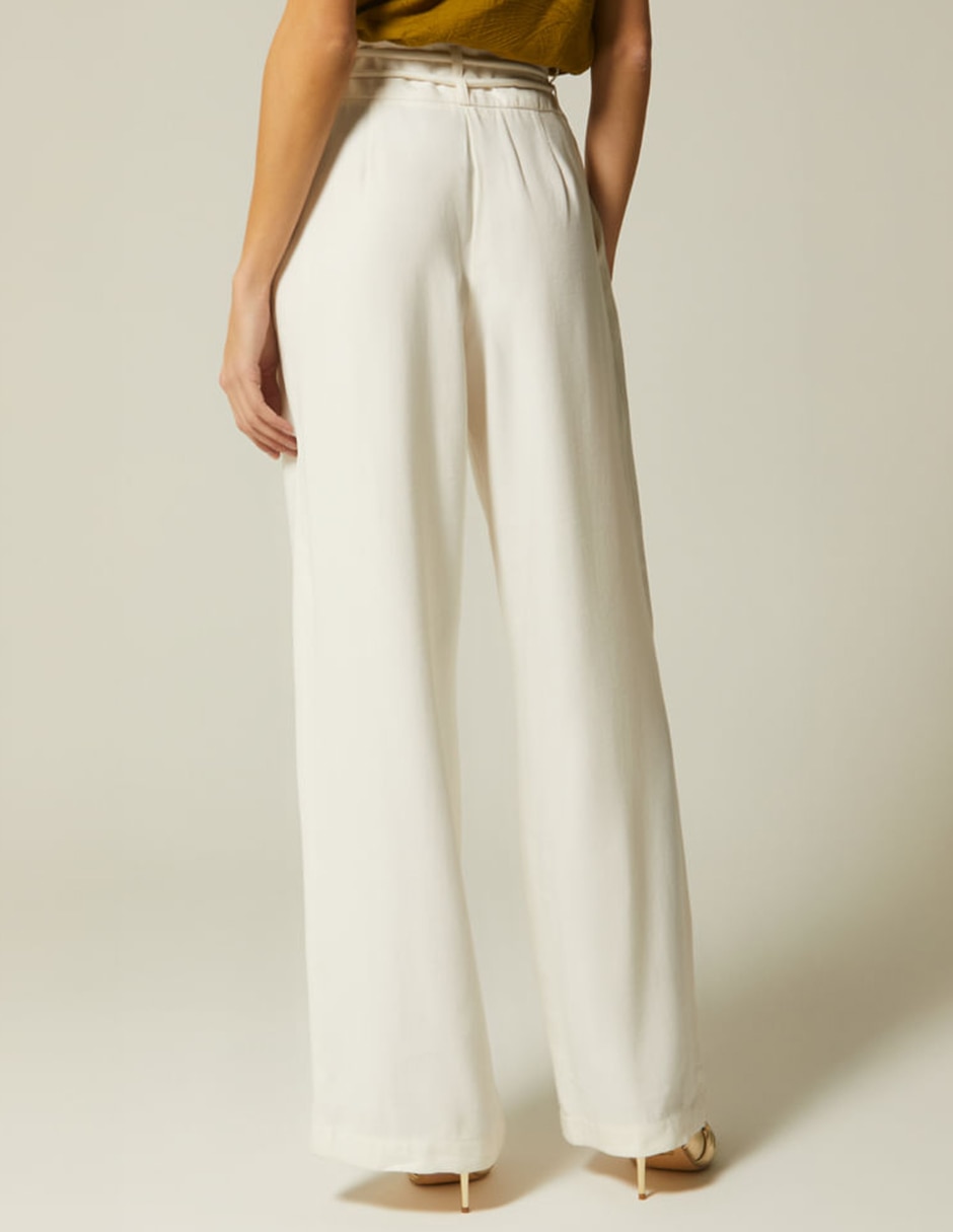 Pantalón de vestir STUDIO F Merida Garden Palazzo para mujer