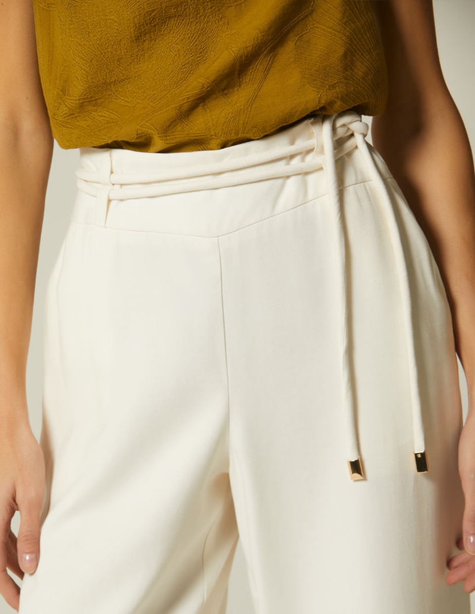 Pantalón de vestir STUDIO F Merida Garden Palazzo para mujer