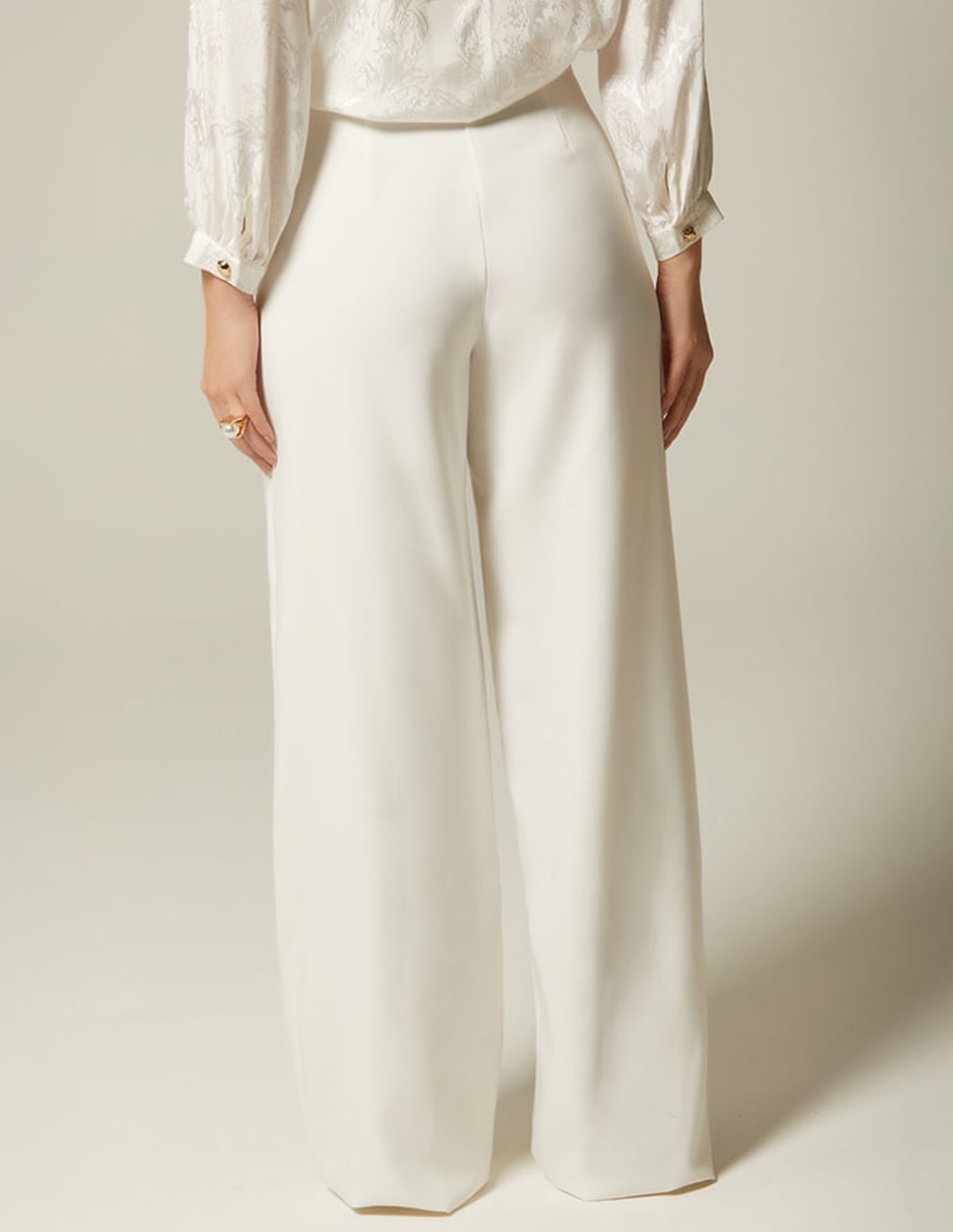 Pantalón de vestir STUDIO F Gaia Terra Palazzo para mujer