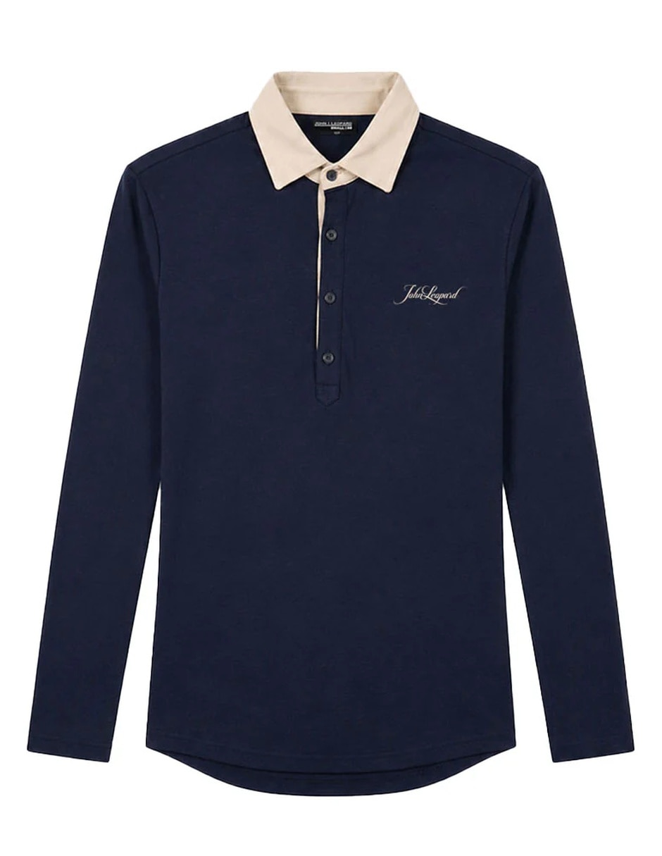 Playera tipo polo John Leopard Santos Polo para hombre