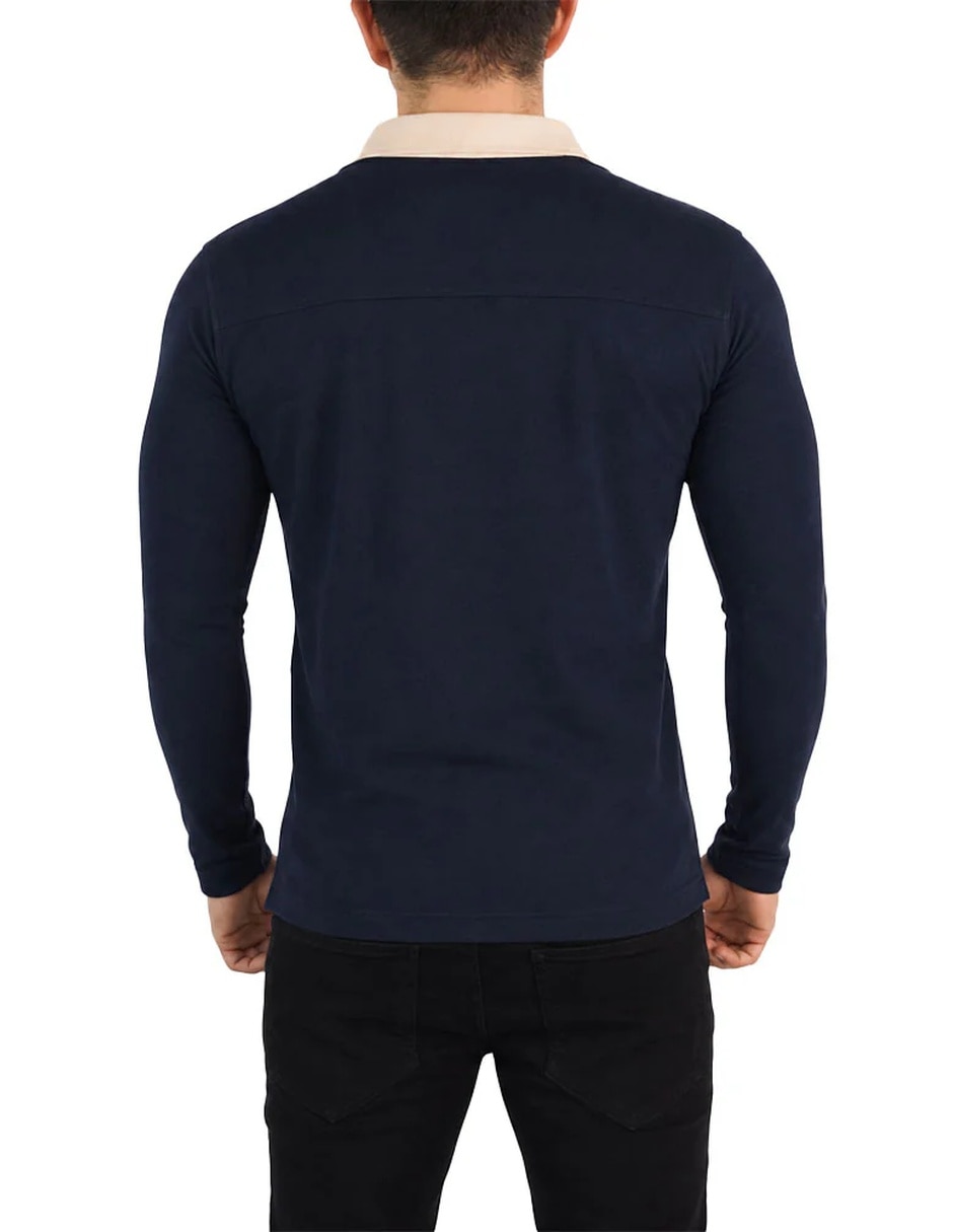 Playera tipo polo John Leopard Santos Polo para hombre