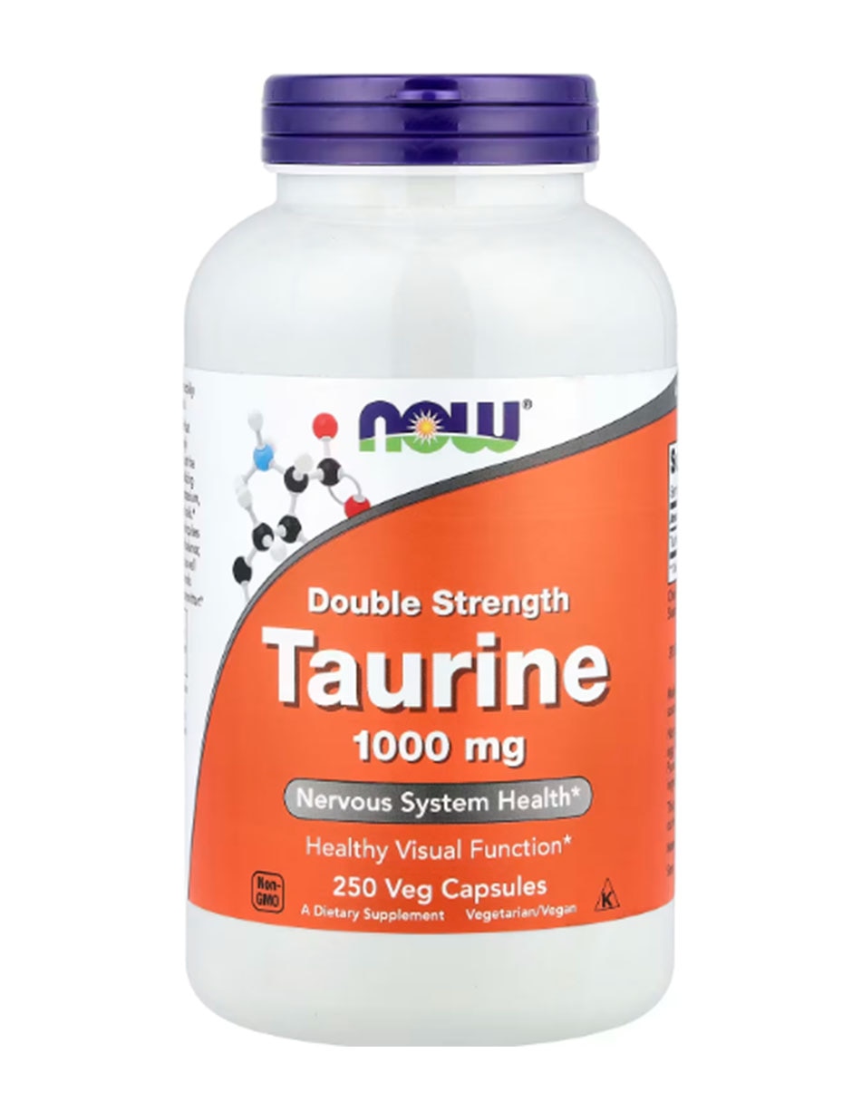 Taurina 1000 mg 250 cápsulas