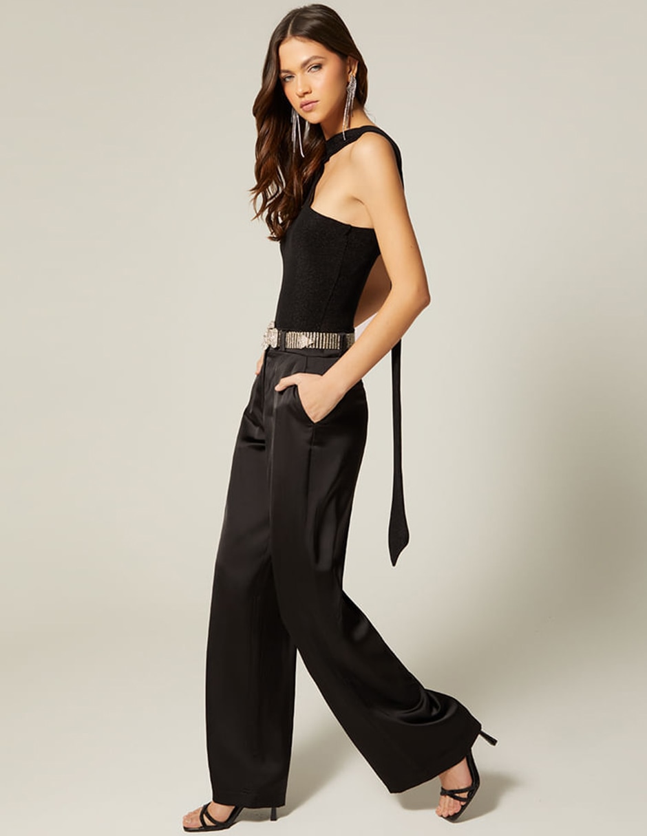 Pantalón de vestir Studio F palazzo para mujer