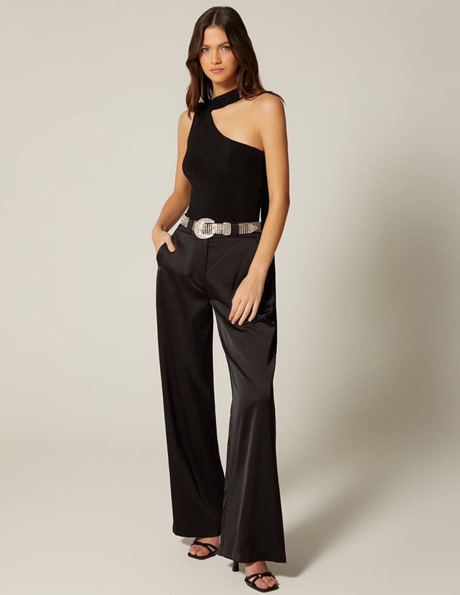 Pantalón de vestir Studio F palazzo para mujer