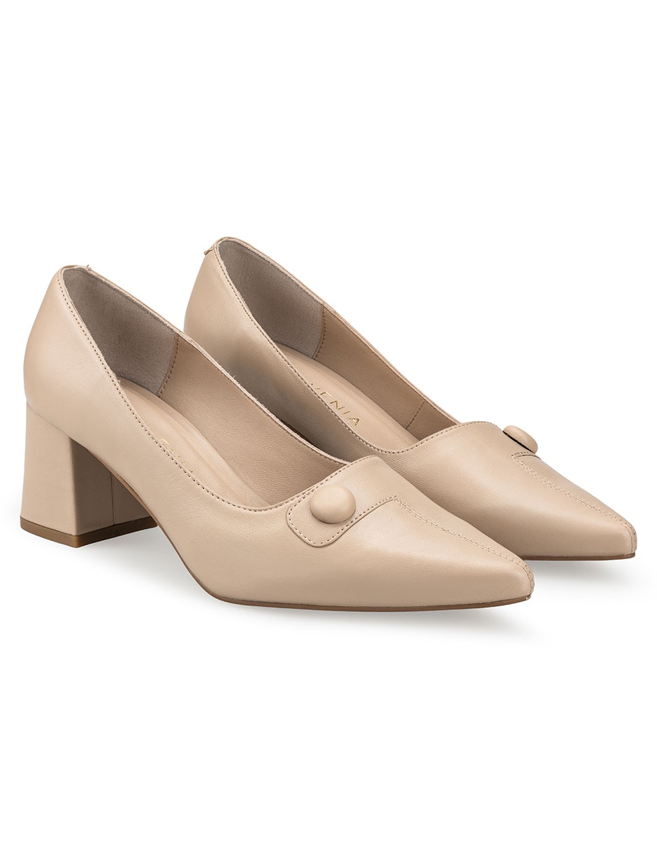 Zapatilla de piel Davenia