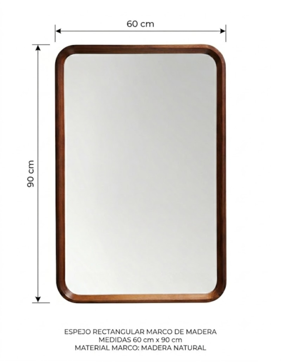 Espejo rectangular Rivalink