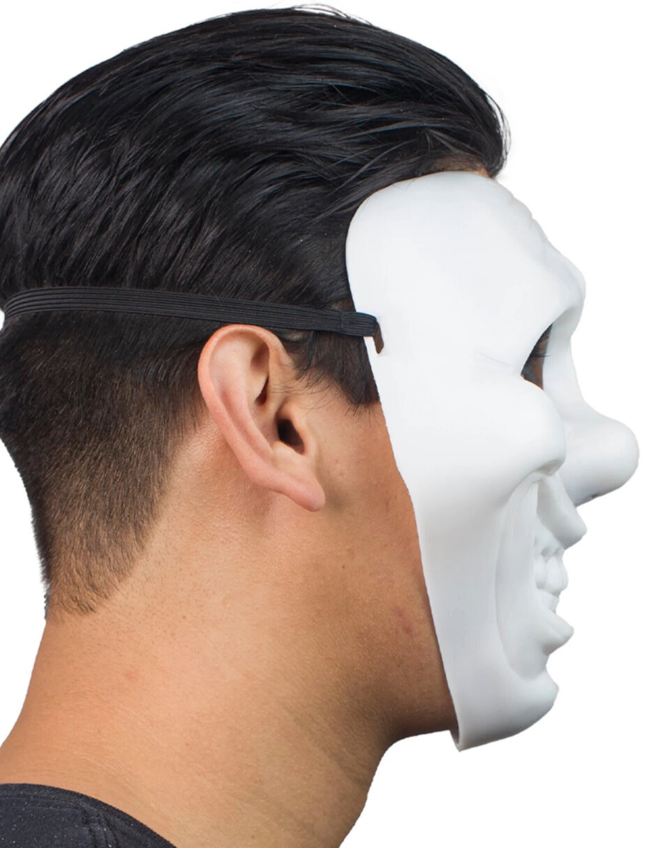 Máscara para disfraz de Clown Máscaras Rigidas REV