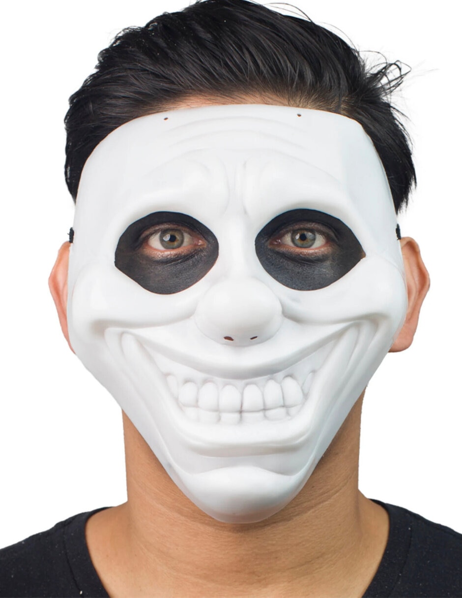 Máscara para disfraz de Clown Máscaras Rigidas REV