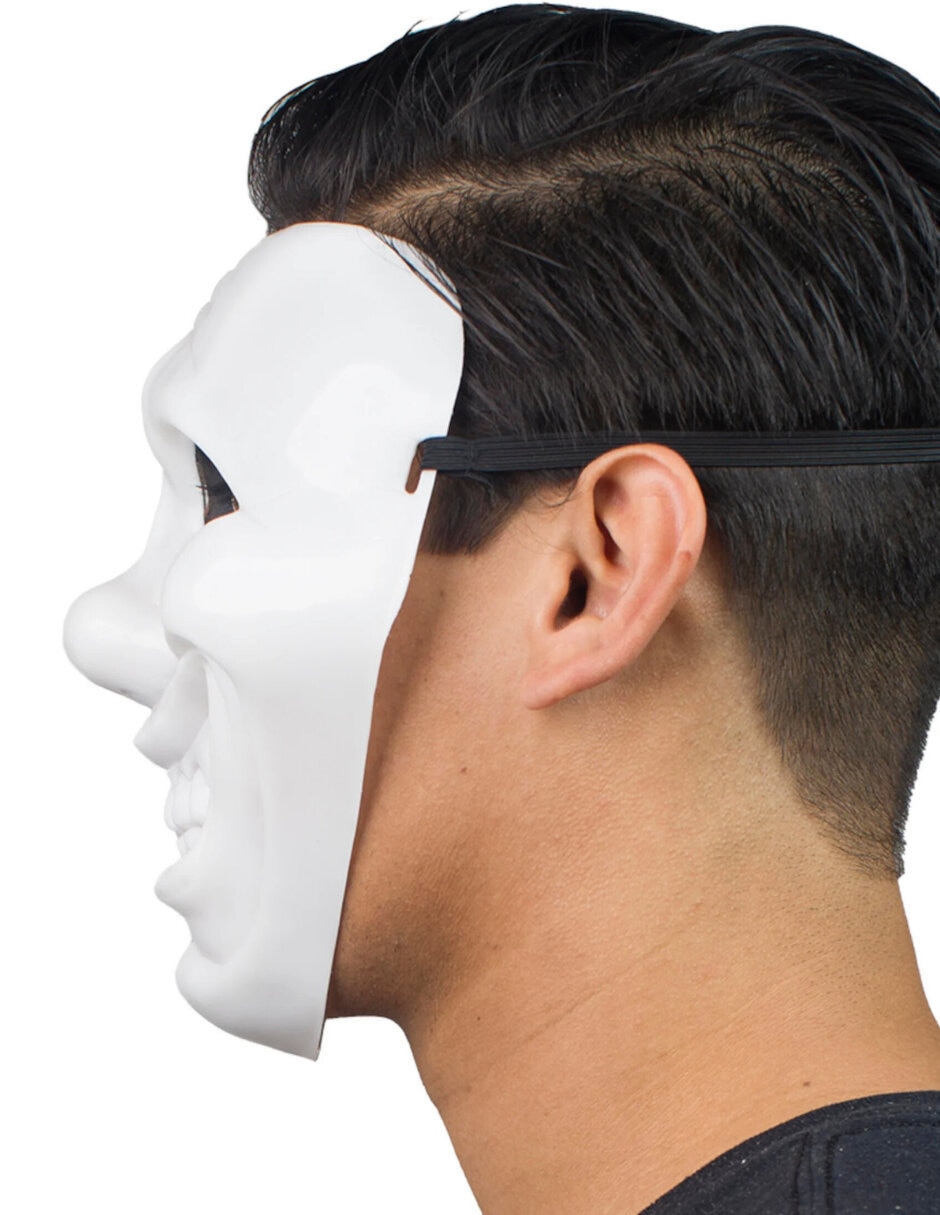 Máscara para disfraz de Clown Máscaras Rigidas REV