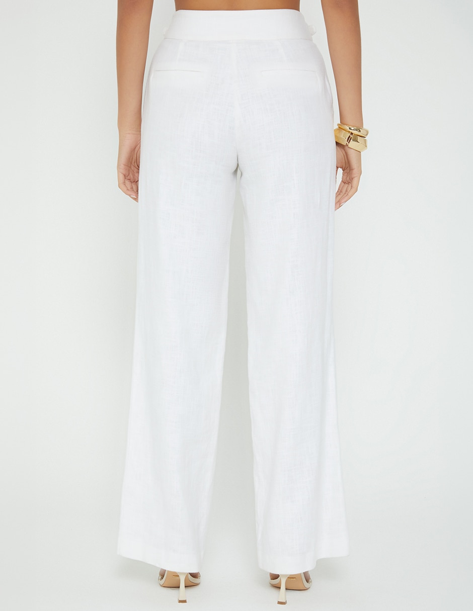 Pantalón de vestir palazzo para mujer 2