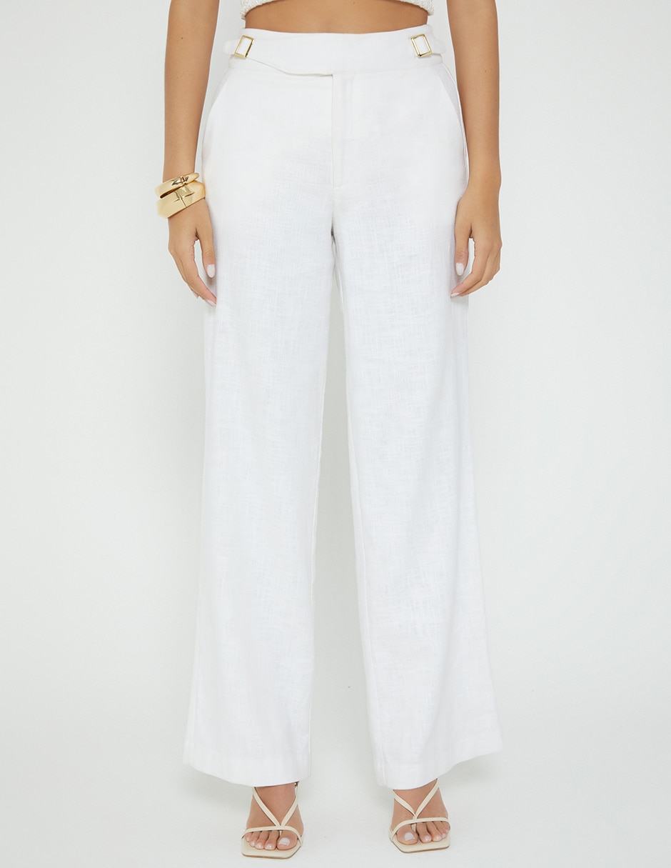 Pantalón de vestir palazzo para mujer Pantalón de vestir palazzo para mujer