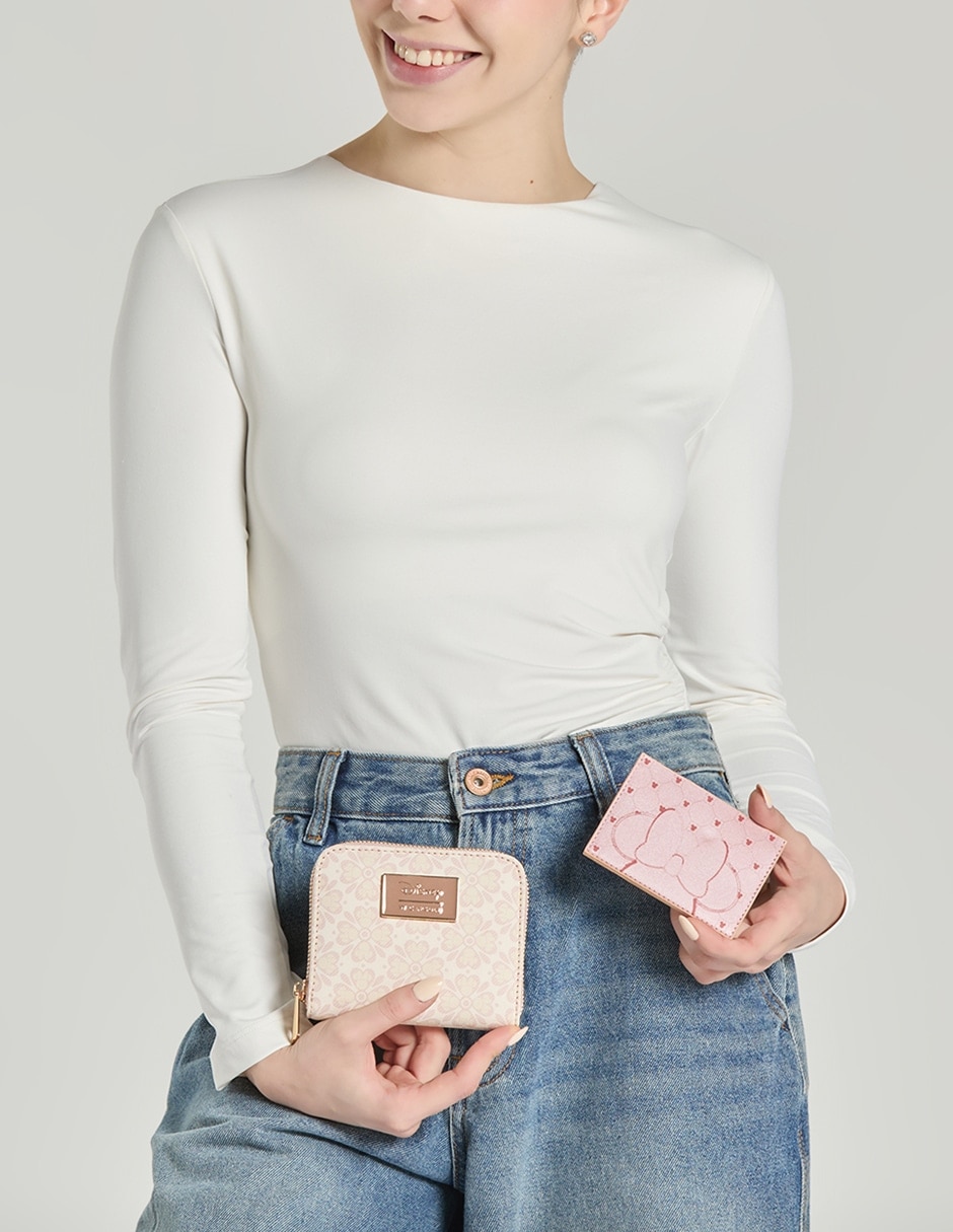 Cartera W Capsule Fresh Mogram Disney Minnie Mouse para mujer