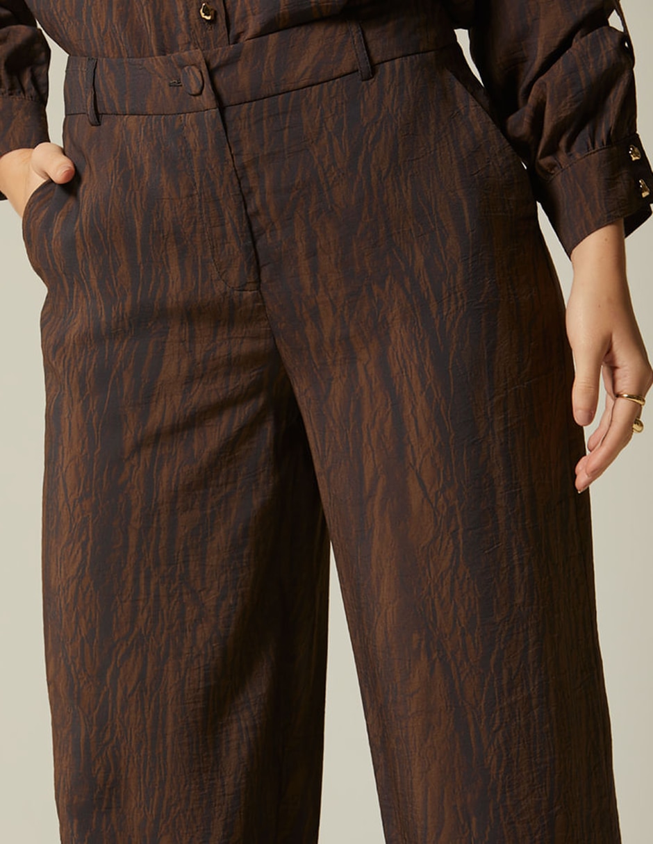Pantalón Relaxed STUDIO F Dunas de Taroa Palazzo para mujer