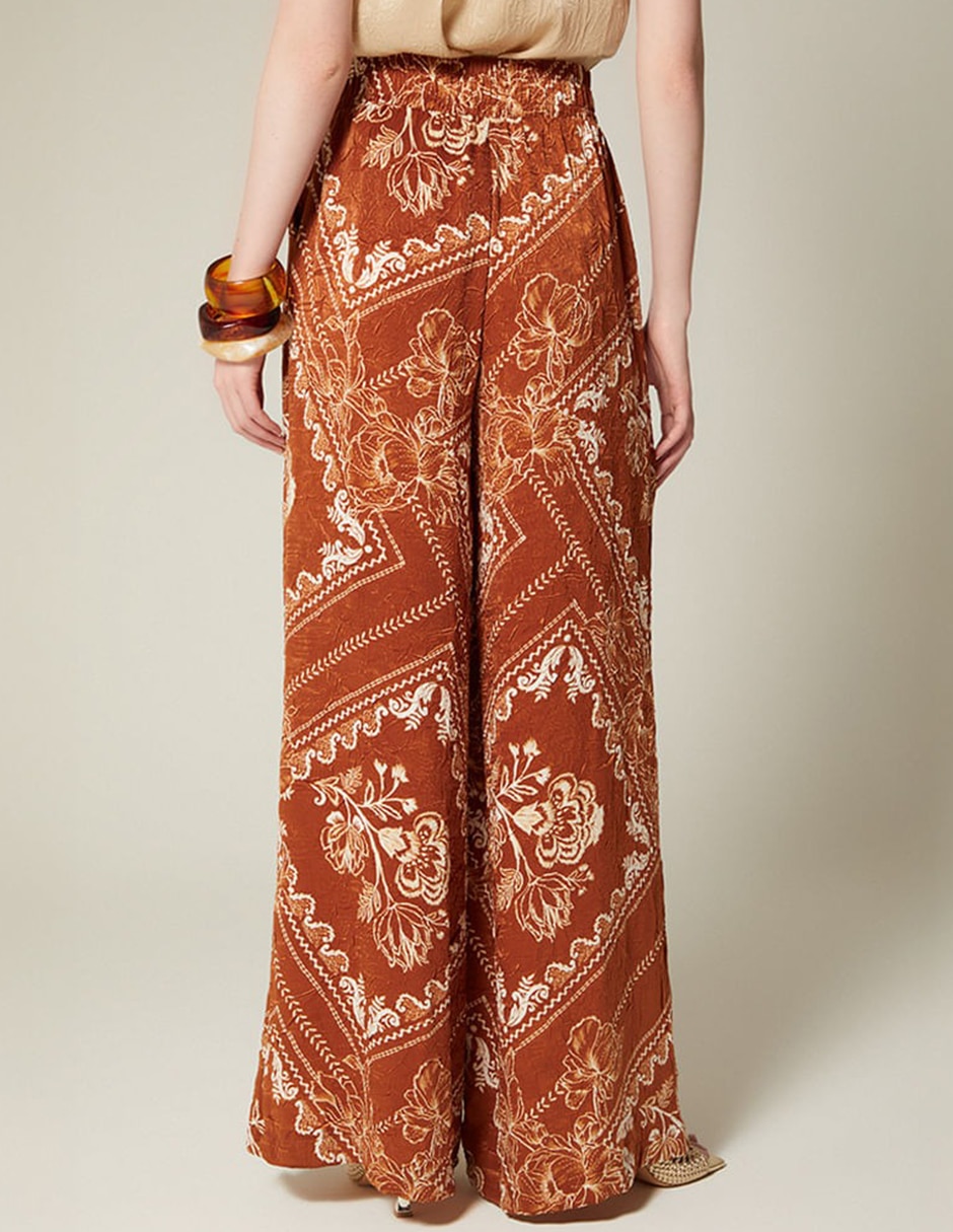 Pantalón Relaxed STUDIO F Sonora Bloom Palazzo para mujer