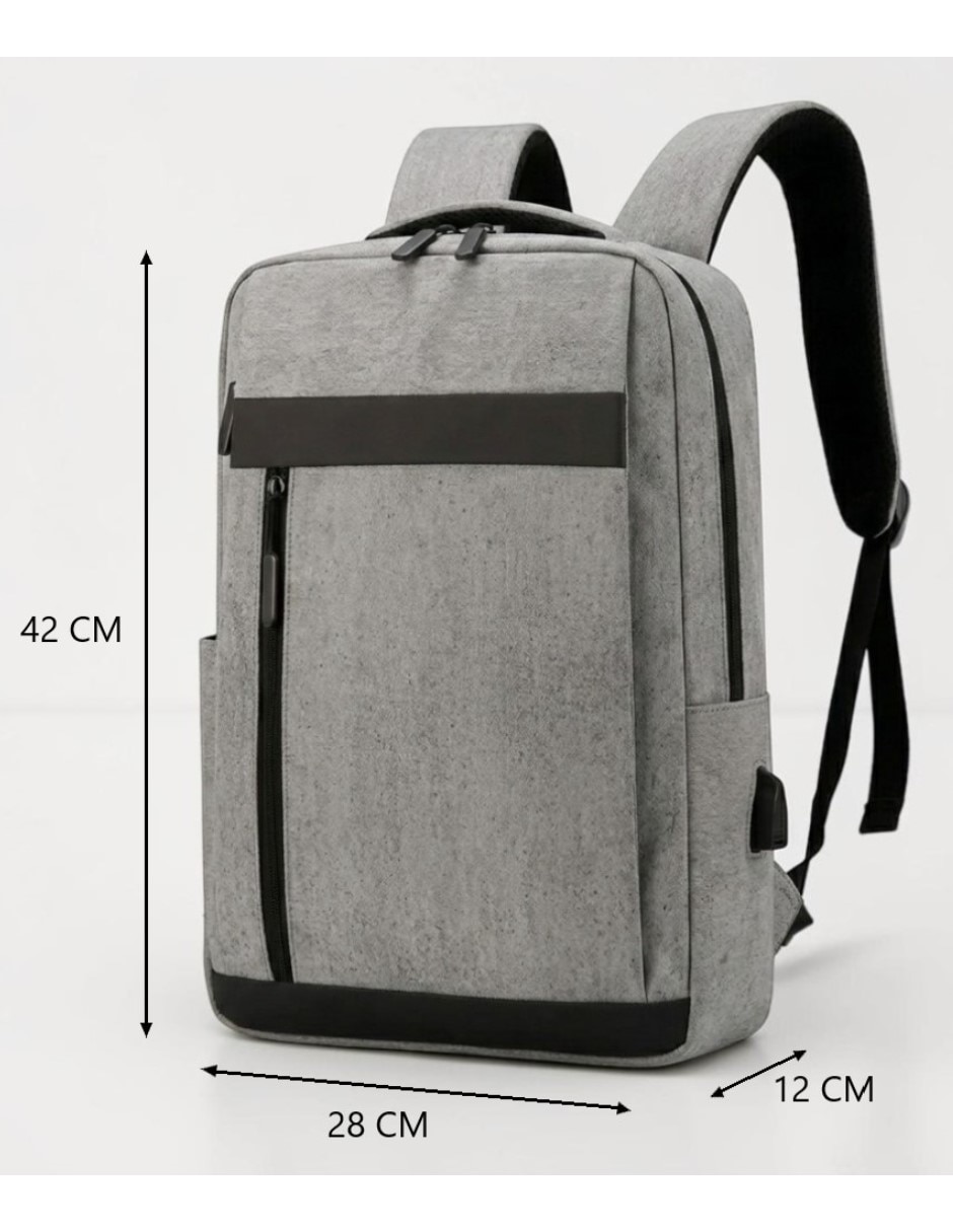 Mochila con portalaptop impermeable unisex 7