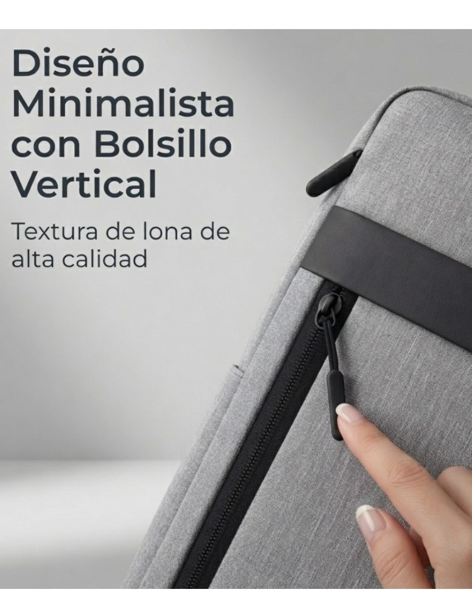 Mochila con portalaptop impermeable unisex 6