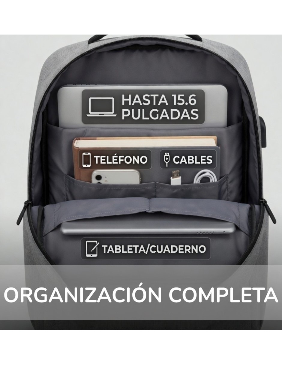 Mochila con portalaptop CM-Top impermeable unisex