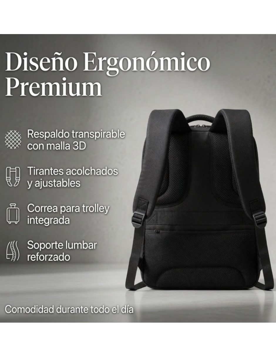 Mochila con portalaptop CM-Top impermeable unisex