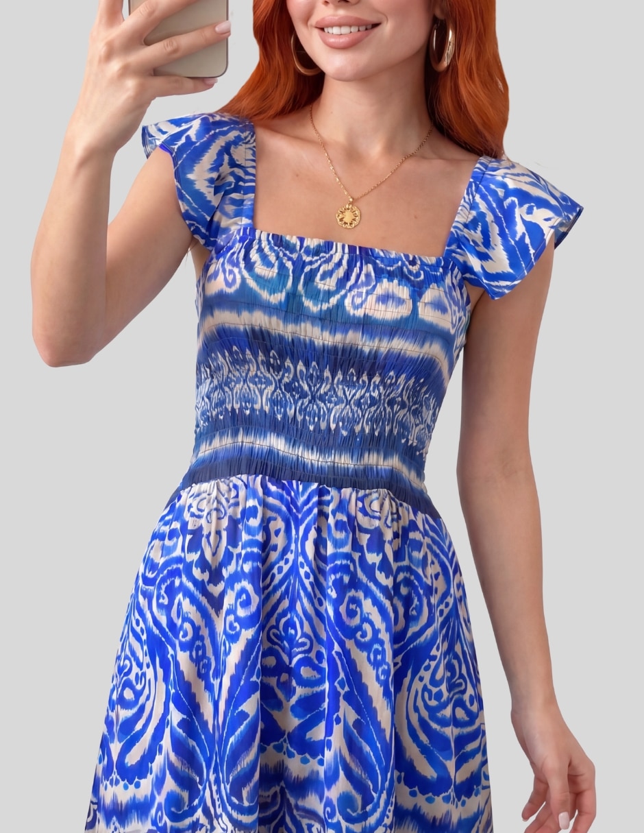 Vestido midi casual para mujer 8