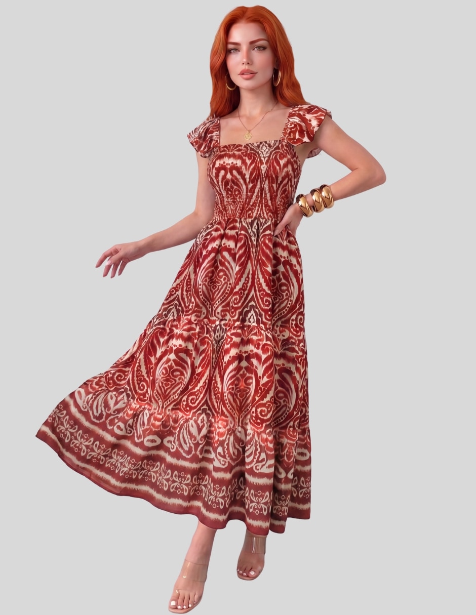 Vestido midi casual para mujer 5