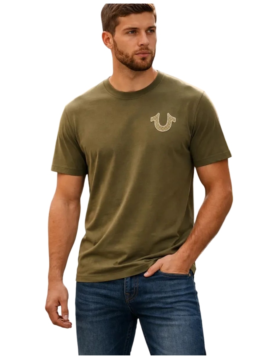 Playera True Religion cuello redondo para hombre