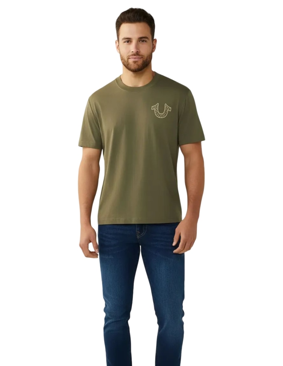 Playera True Religion cuello redondo para hombre