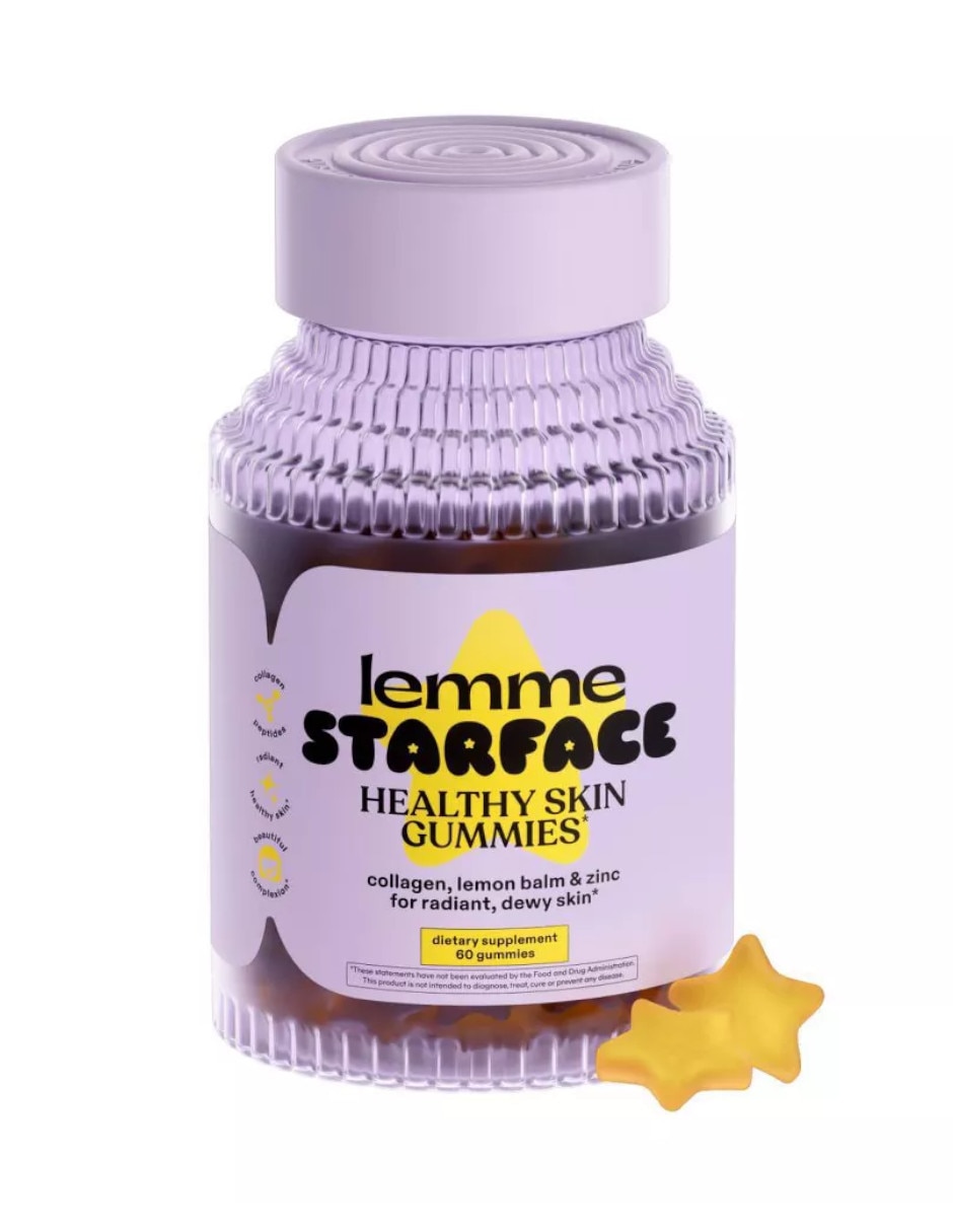 Gomitas Starface para una piel sana LEMME con Multivitaminico sabor Lima limón de