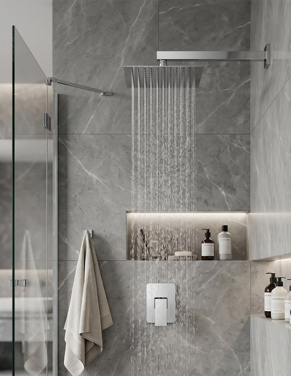 Regadera para baño Maxims Serie FS
