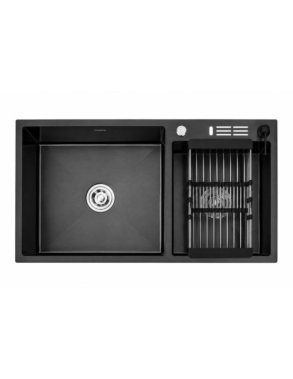 Fregadero de acero inoxidable Maxims con escurridor T8245N