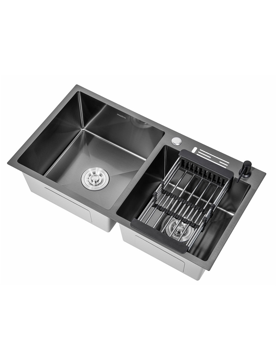 Fregadero de acero inoxidable con escurridor T8245N Fregadero de acero inoxidable con escurridor T8245N