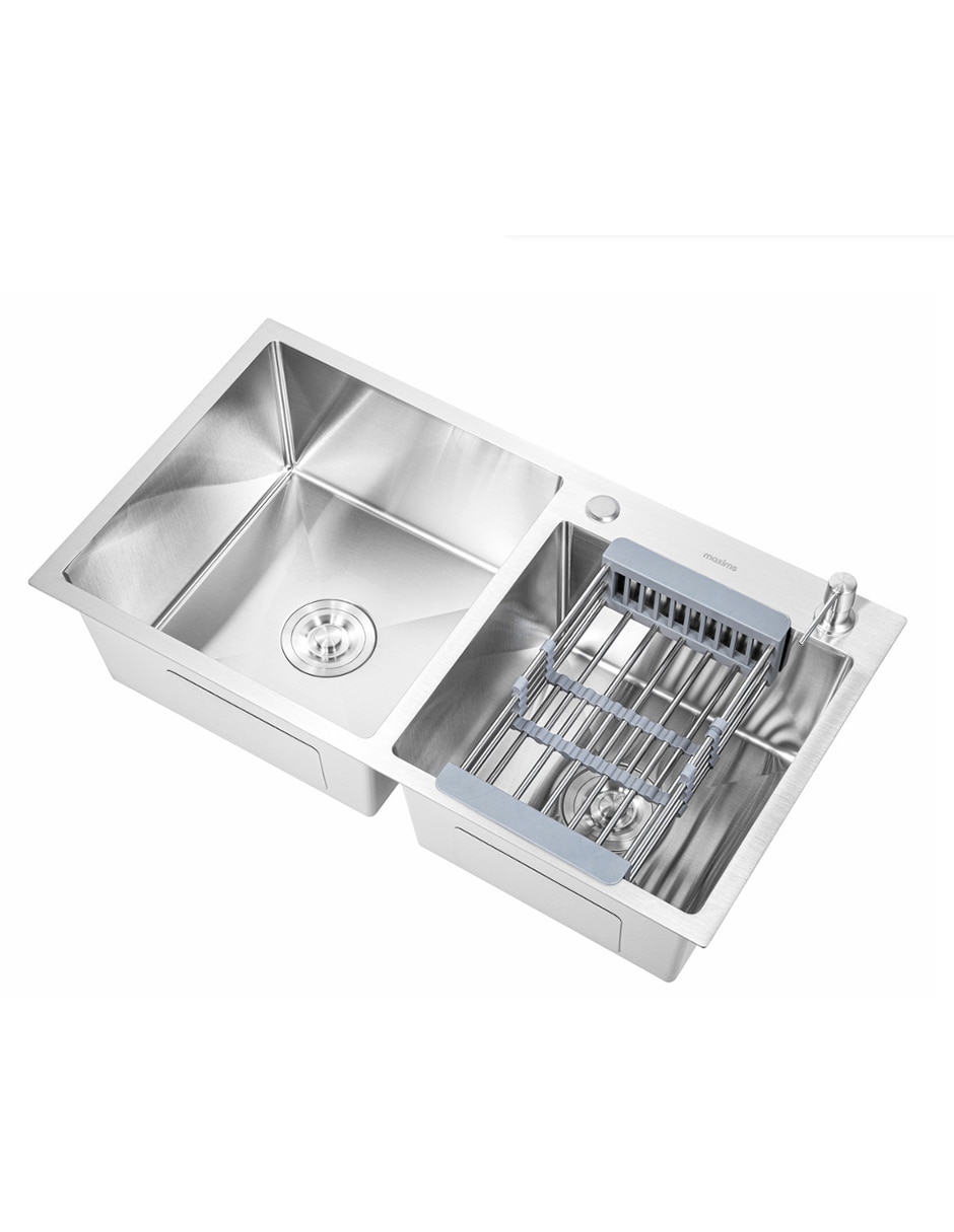 Fregadero de acero inoxidable con escurridor T8245 Fregadero de acero inoxidable con escurridor T8245
